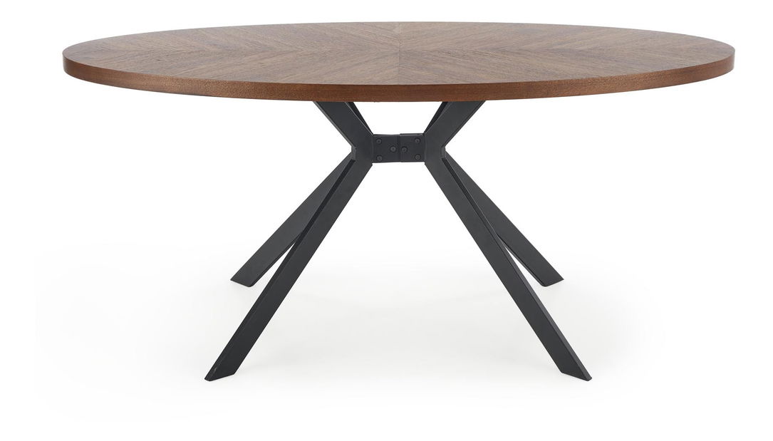 Jedálenský stôl Laraco (orech + čierna) (pre 6 osôb)