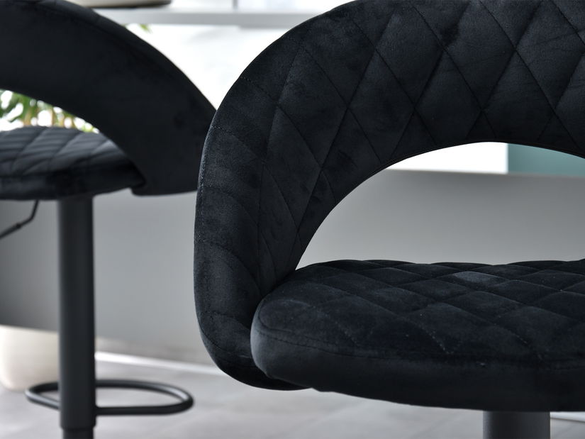 Stolica Hamlet (crna + krom)