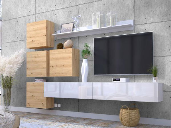 Obývacia stena Molin (biela)