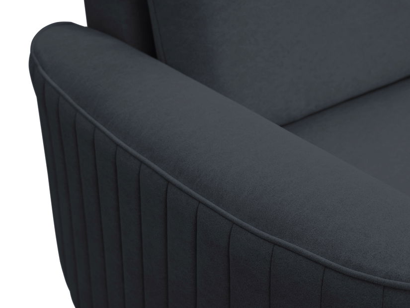 Sarok ülőgarnitúra Loreeen (sötétkék) (B)