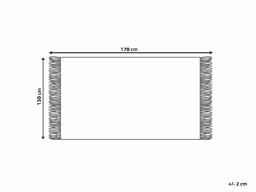 Deka 130 x 170 cm Hans (plava)