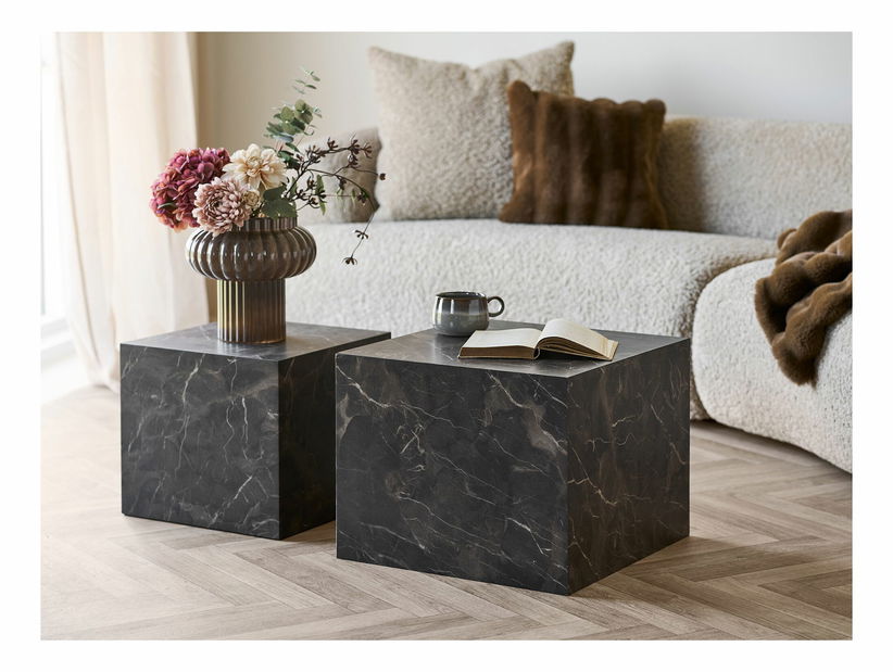 Set 2 ks konferencných stolíkov Pesalia 1 (hnedá)