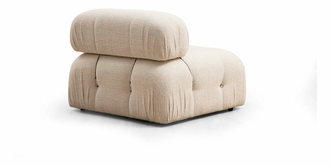 Háromszemélyes kanapé Bubel (krém)