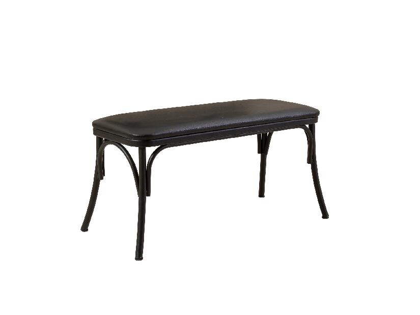 Set mobilier sufragerie Duvasa 21 (negru) (pentru 4 persoane)