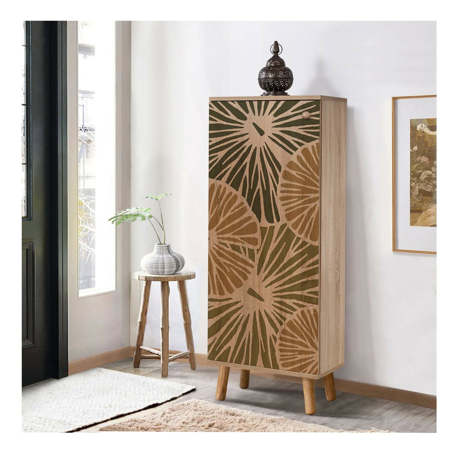 Cipőtároló (cipősszekrény) Beside 10 (sonoma tölgy)