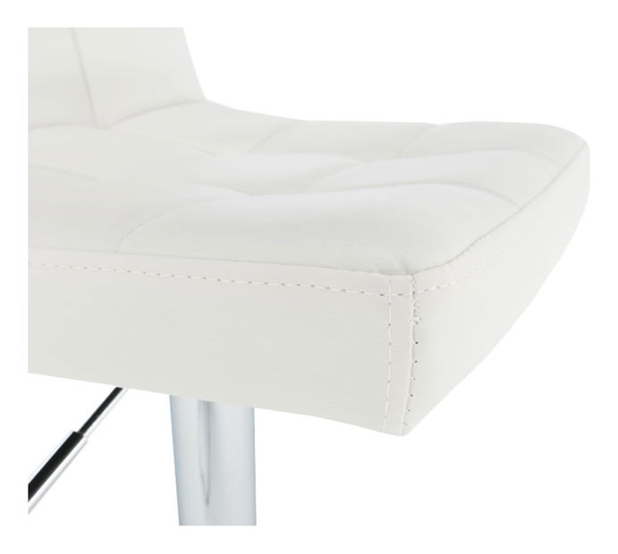 Scaun tip bar Kaisa (alb)