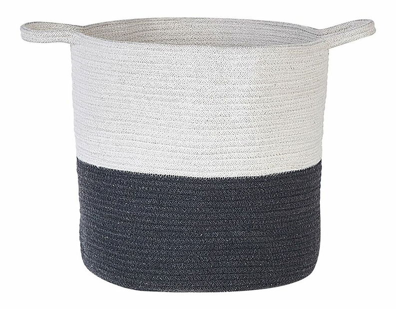 Set 2 buc coșuri depozitare Pazza (alb)