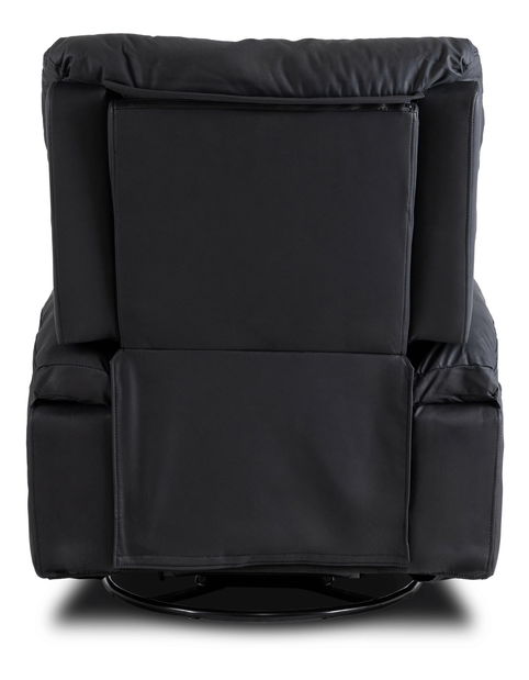 Masážne kreslo Bricke (čierna) 