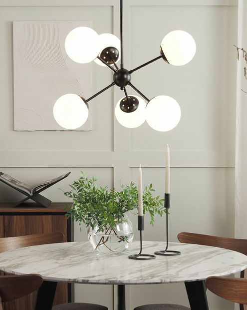 Závesné svietidlo Adew (čierna)