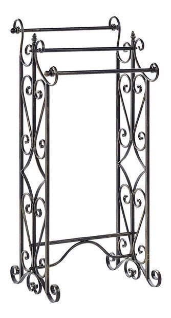 Stojan na uteráky Chiza (čierna)