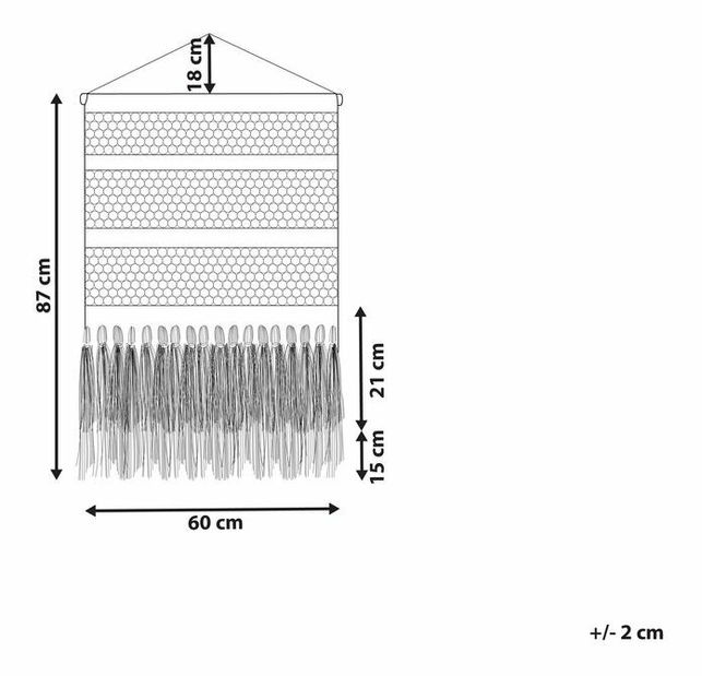 Nástenná dekorácia Parza (viacfarebná)
