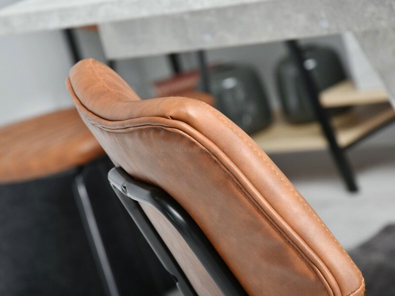 Stolička Hugo (hnedá + čierna)