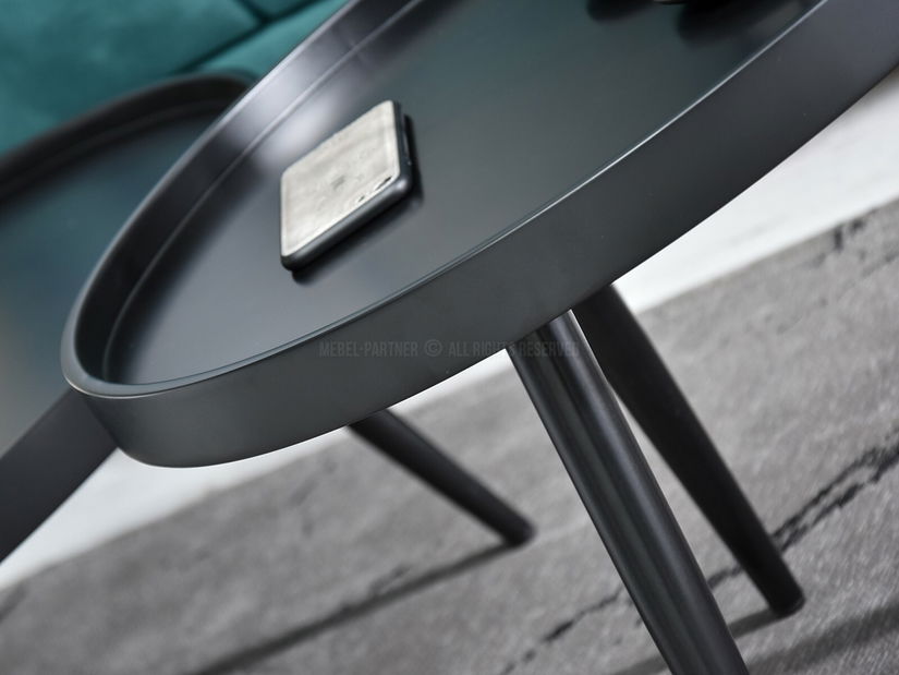 Dohányzóasztal Lantan S (fekete)