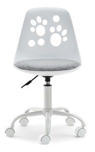 Detská stolička Footy (šedá + biela)