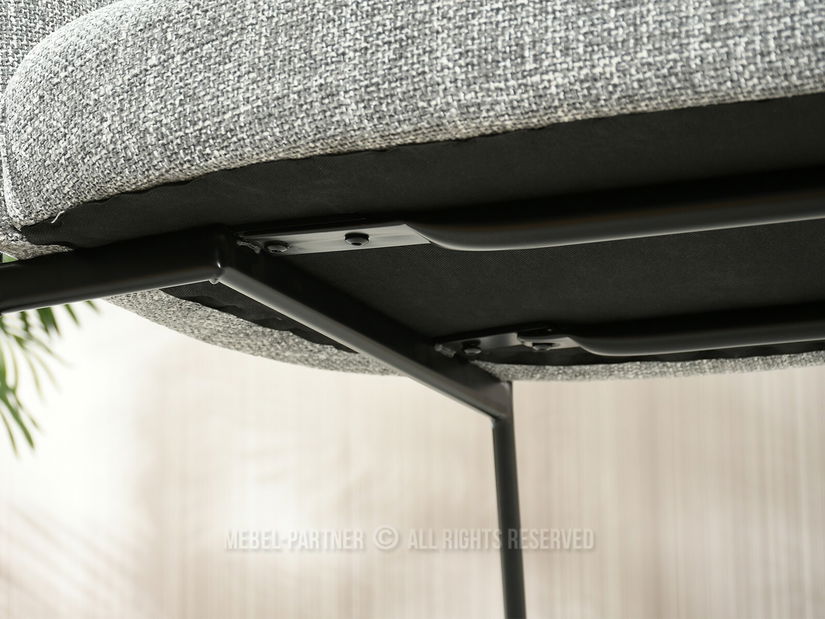 Kanapé Baggie S (szürke + fekete)