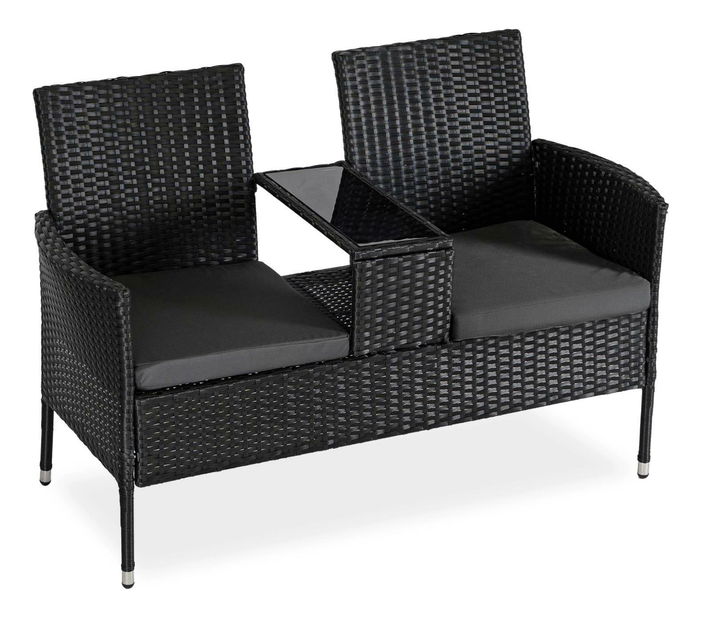 Vrtna sofa Kraft (crna) 