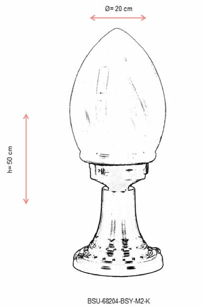 Iluminat de perete pentru exterior Boyd (Negru)