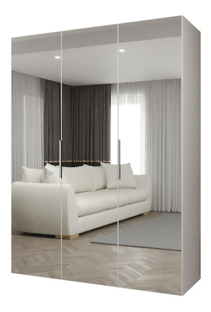 Dulap de haine 150 cm Mirabella 3 (alb + Cașmir)