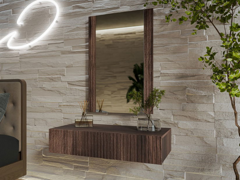 Fésülködőasztal tükörrel Orlandio (warmia dió)