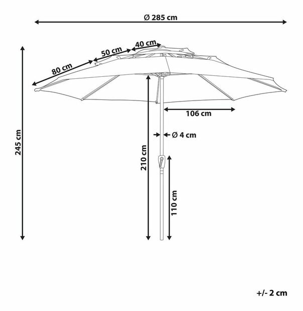 Slnečník Biancia (zelená)