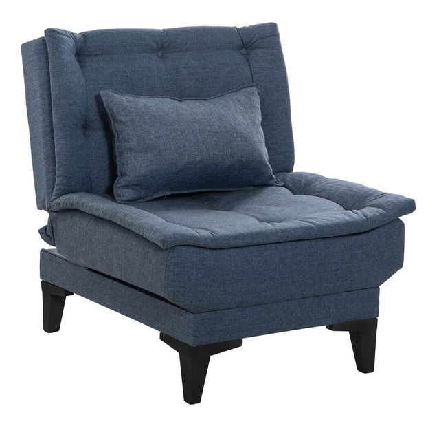 Set canapea fotoliu Syrma S (albastru marin)