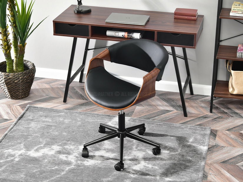 Stolica Rapido (tamni orah + crna)