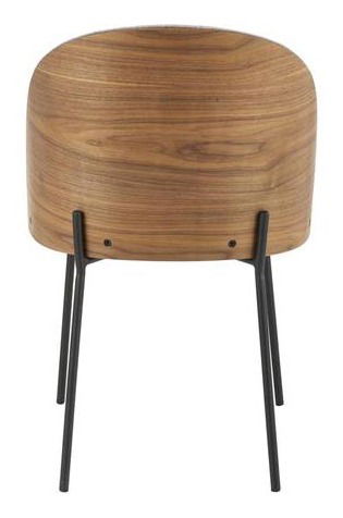 Scaun de sufragerie Kalipo (Gri + Nuc deschis)