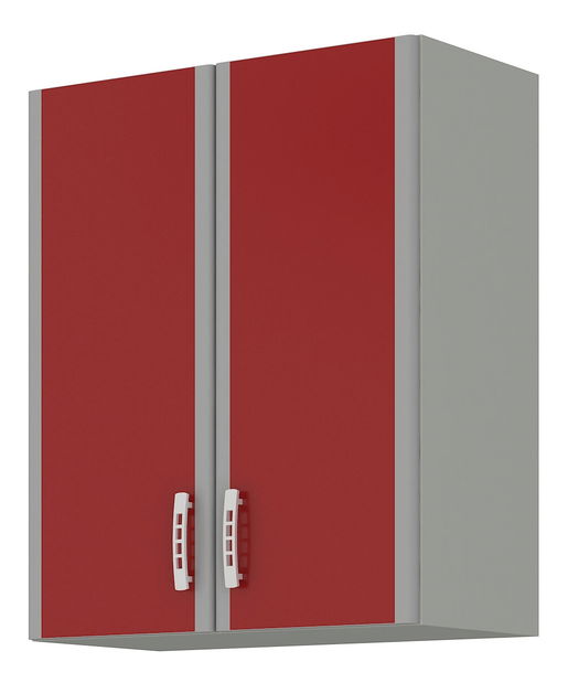 Dulap superior de bucătărie Elissa 60 G 72 2F (gri platină)