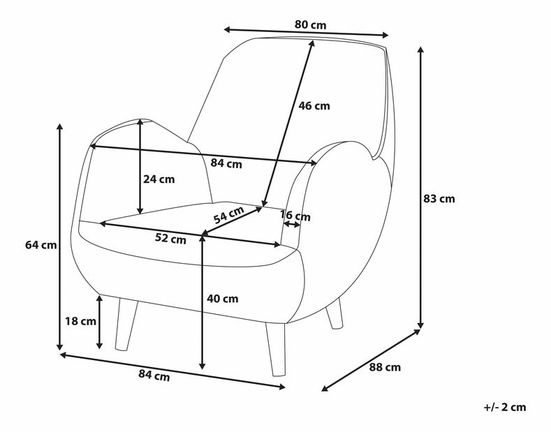Garnitura za sjedenje Klarup (plava)
