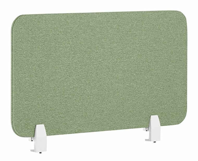 Panou separator birou 72 x 40 cm Walda (verde) 