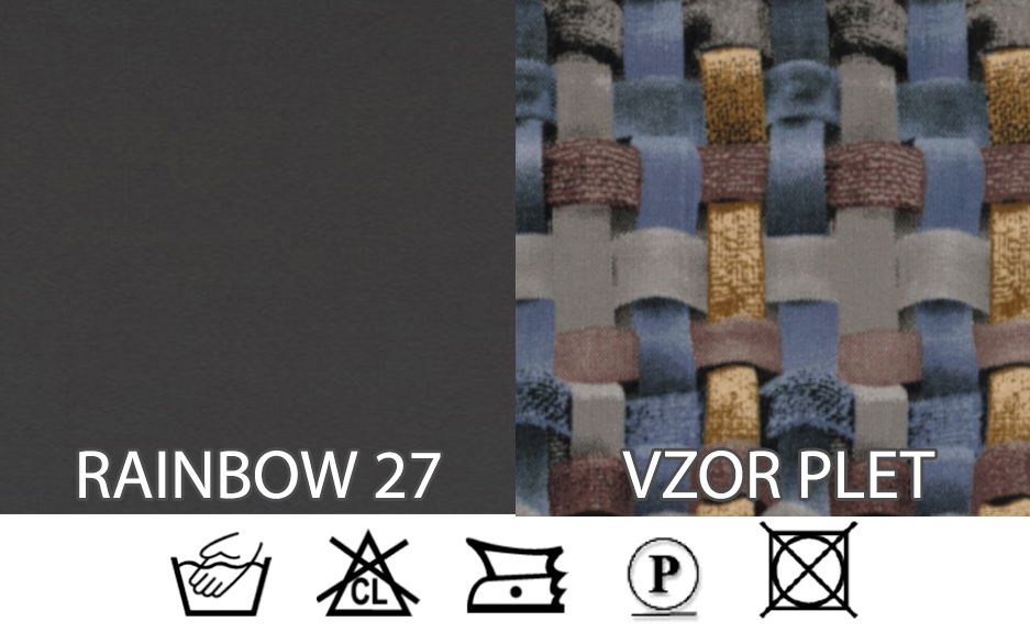 Manželská posteľ Boxspring 160 cm Skonto (tmavosivá + vzor pletený) (s matracom a úložným priestorom)