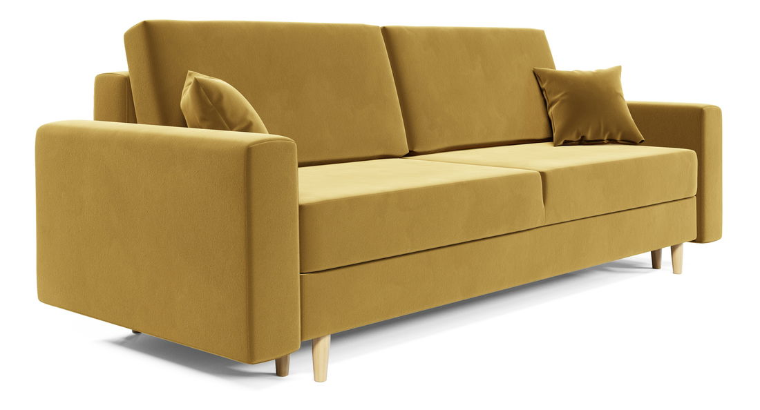 Pohovka dvojsedačka Serene (žltá)