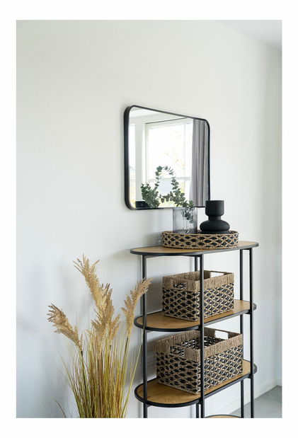 2 db-os kosár szett Salmira (fekete + natúr)