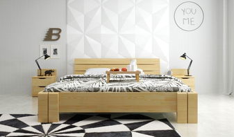 Pat matrimonial 160 cm Tosen High (pin)