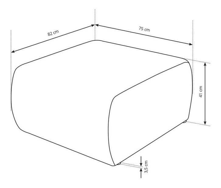 Tabure Alondra (bijela kost)