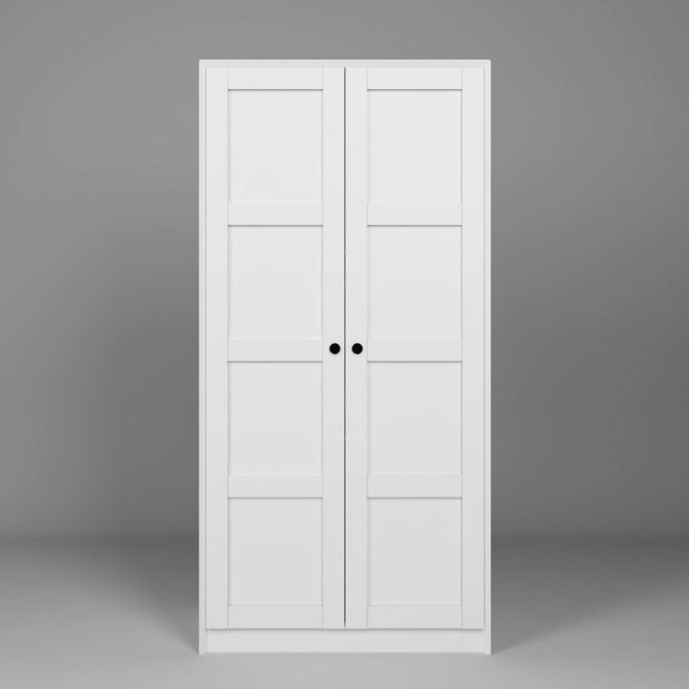 Policová skriňa Luckiny P (biela)