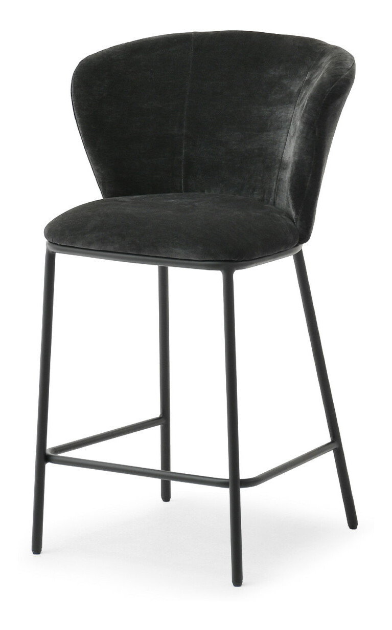 Scaun bar Kurkum (negru)