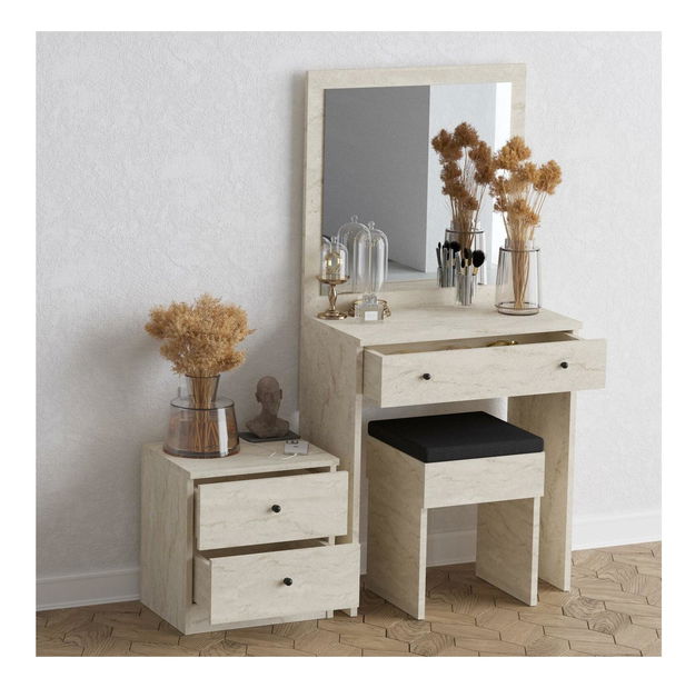 Toaletni stolić Nikki (travertin)