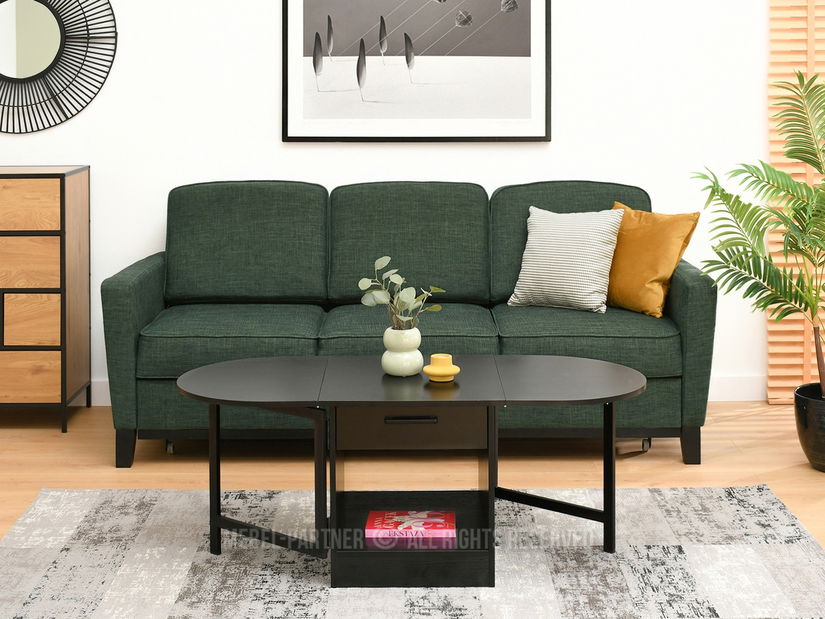 Măsuță de cafea Espana (lemn negru + negru)