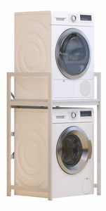 Szekrény a mosógép felé Center (fehér) 