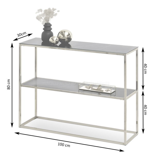 Konzolni stolić Bella Kons Bis (krom)