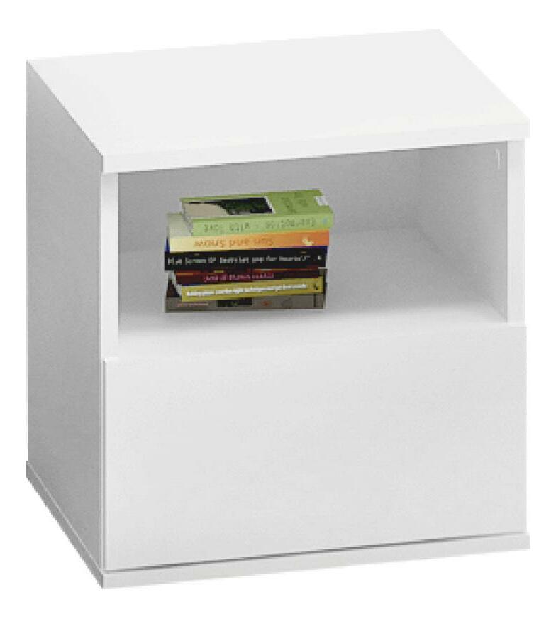 Éjjeliszekrény Discutibles (fehér) 