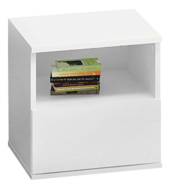 Nočný stolík Discutibles (biela) 