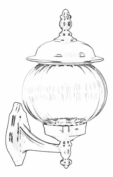 Iluminat de perete pentru exterior Sonya (Negru)