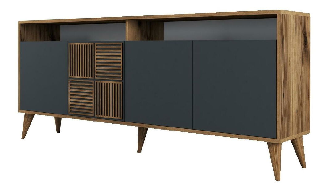 Étkező Milhouse (dió + antracit)