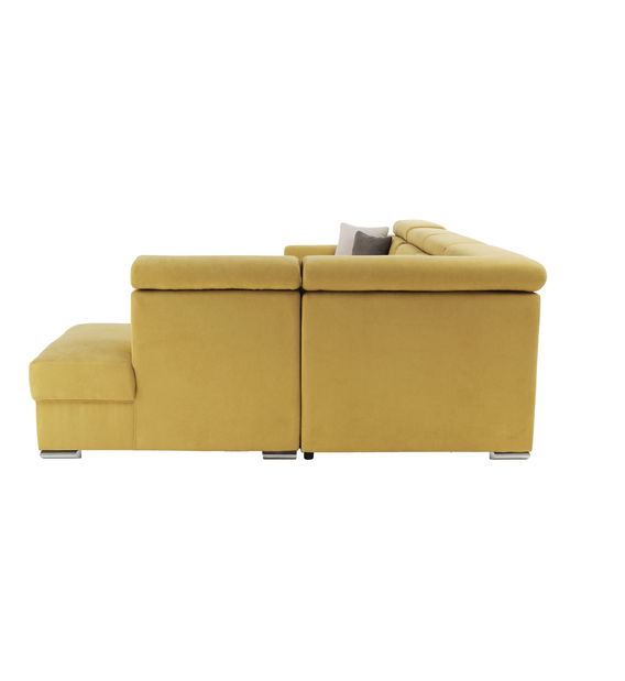 U-alakú sarokkanapé Maidstone (sárga) (J)