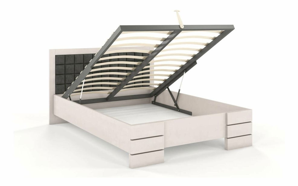 Manželská posteľ 200 cm Naturlig Storhamar High BC (buk)