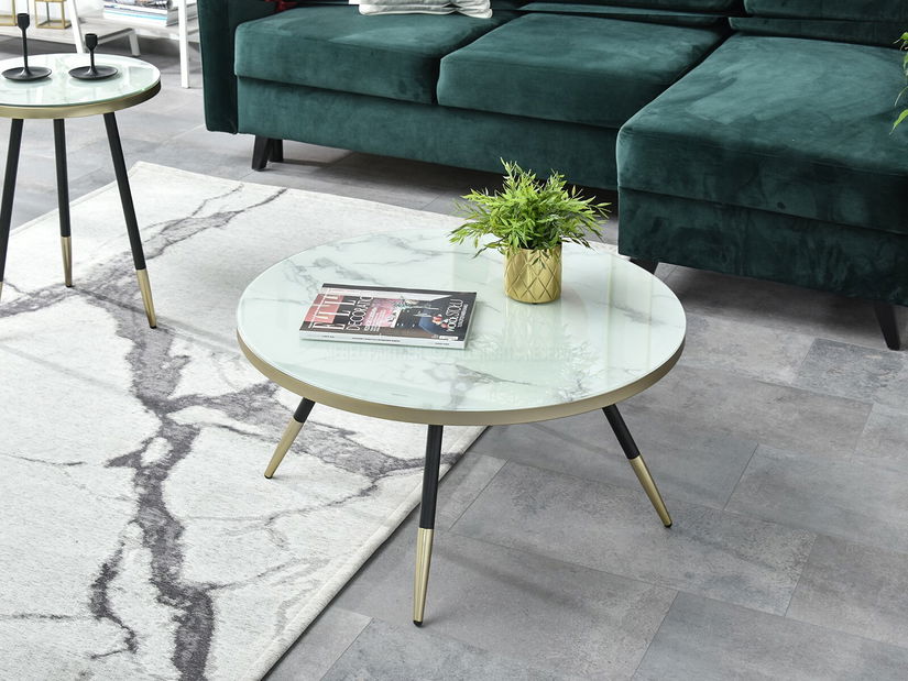 Măsuță de cafea Cheops Xl (alb)