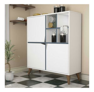 Ormarić Phoebe (bijela + plava)