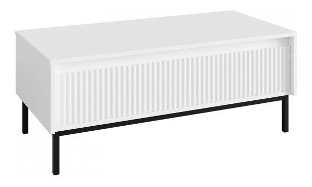 Măsuță de cafea Somkera 1SZ (Alb + Negru) 